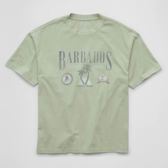 NWT AE Barbados Graphic Men's T-Shirt - Picture 10 of 15